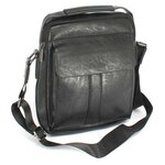 Мужская сумка-планшет из экокожи Cantlor L3080L-5 чёрная - изображение