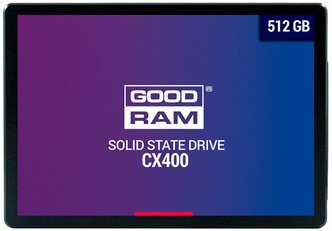 Твердотельный накопитель GoodRAM 512 ГБ SATA SSDPR-CX400-512