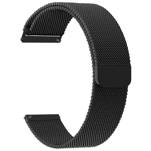 Lyambda Универсальный ремешок из нержавеющей стали Capella для часов 20 mm, black