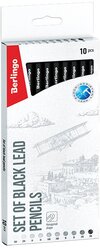 Berlingo Набор чернографитных карандашей 10 шт (BS01210)