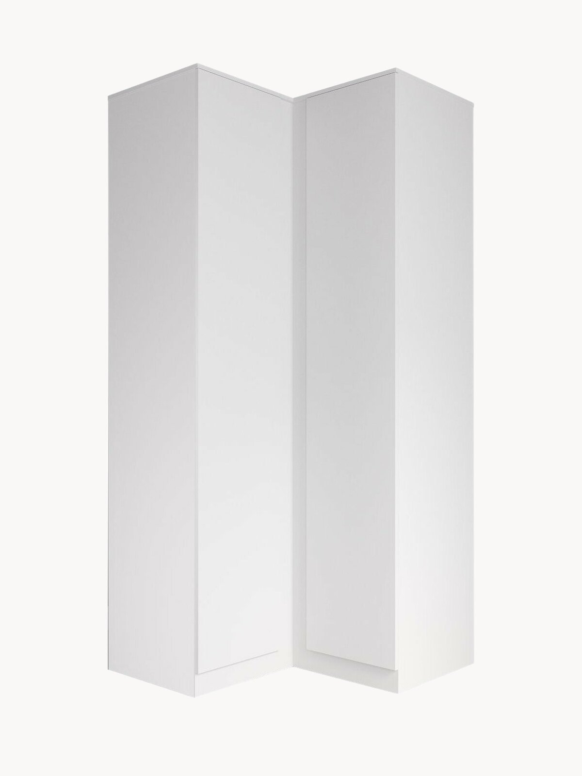 МС Мори Шкаф угловой МШУ 960.1 (МП/3) Белый, матовый, ЛДСП, без лицевой фурнитуры