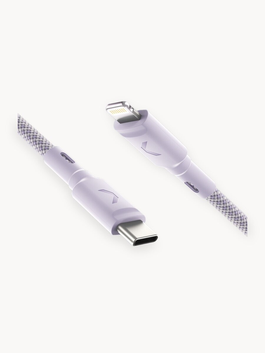 Кабель COMMO Range USB Type-С - Lightning MFI, 1.2м, Лавандовый