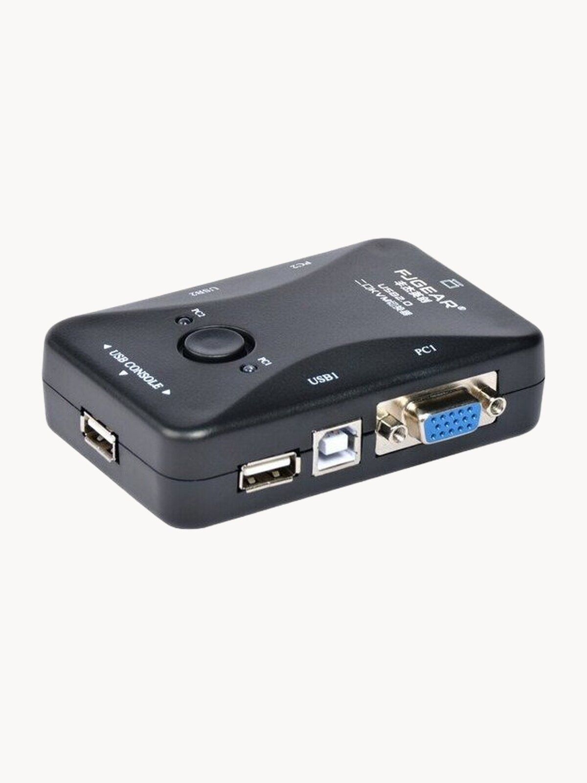 Коммутатор PALMEXX KVM-переключатель VGA+USB на 2 компьютера KVM-21UA