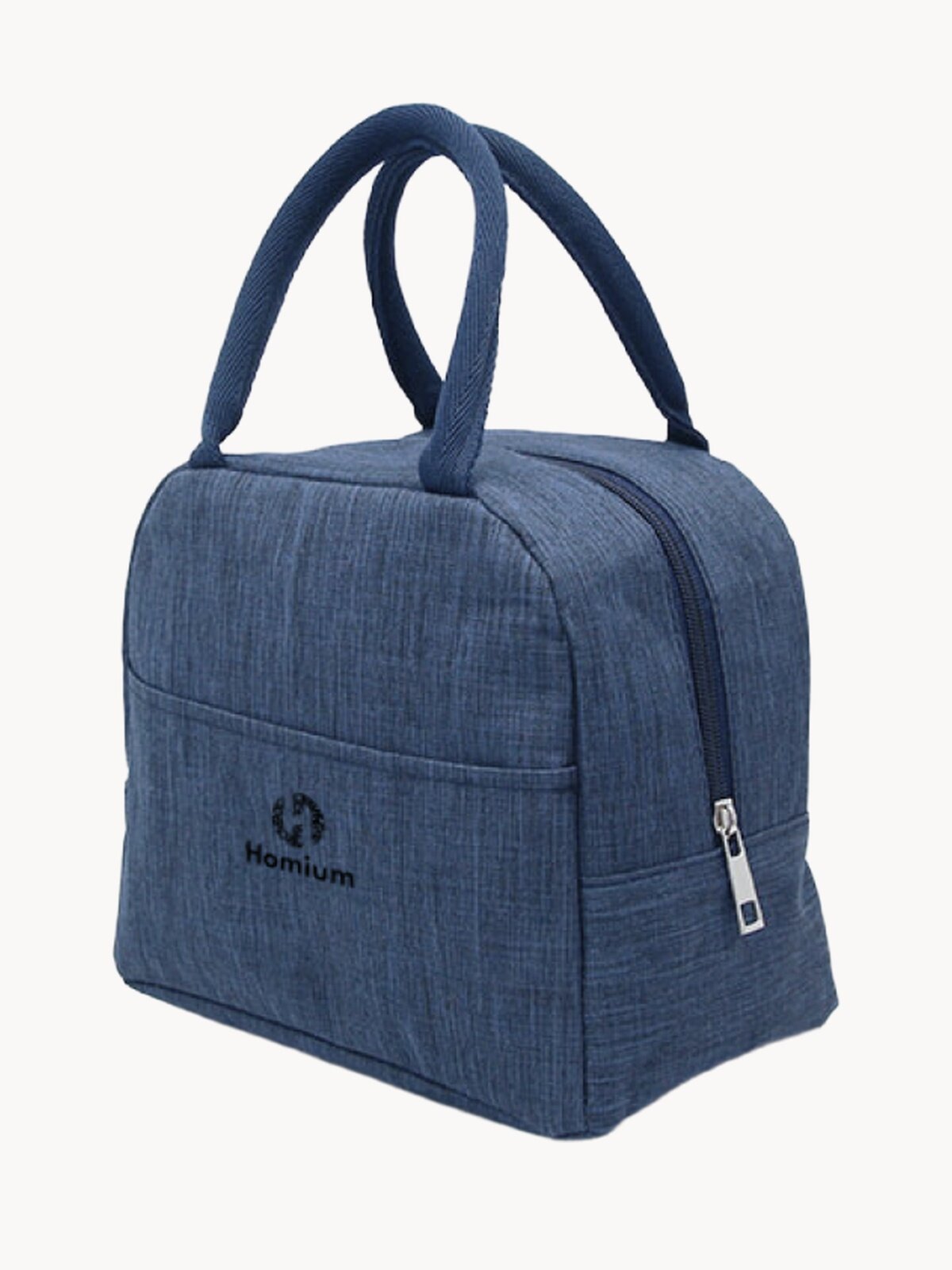 Термосумка для еды, сумка для ланча, сумка-холодильник, ZDK Homium, синяя, 23*13*19