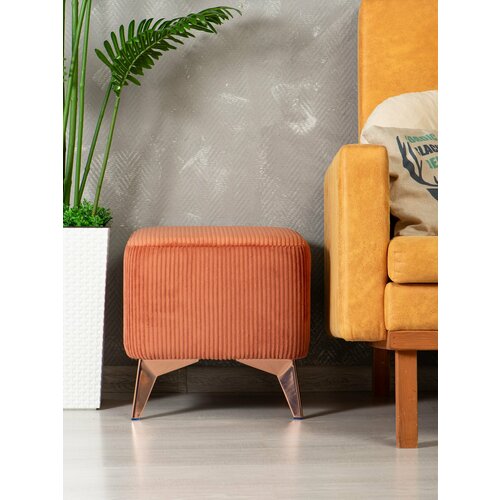 Пуфик для прихожей Монца Мини медь