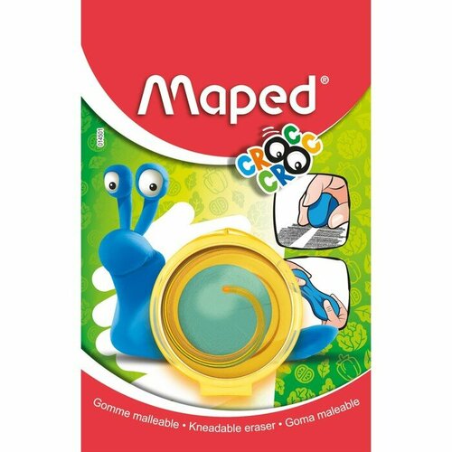 Maped Ластик-клячка Maped CROC CROC, в герметичном защитном футляре, блистер