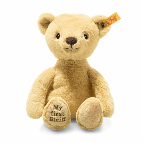 Мягкая игрушка Steiff Soft Cuddly Friends My first Steiff Teddy bear beige (Штайф мягкие приятные друзья Мой первый мишка Тедди 26 см бежевый)