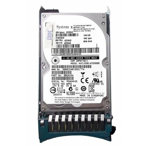 Жесткий диск Cisco 42D0642 146Gb 10000 SAS 35 HDD 2727500₽