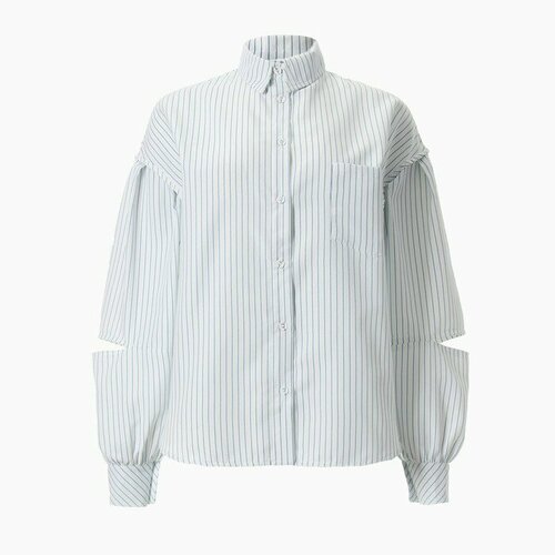 Блуза  Minaku, размер 52, белый, синий