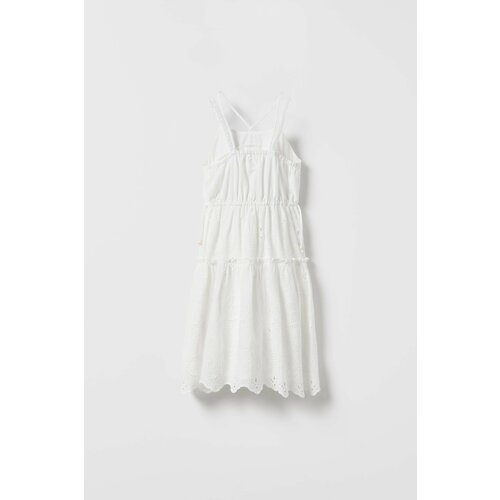 Платье Zara, хлопок, размер 10 лет (140 cm), белый