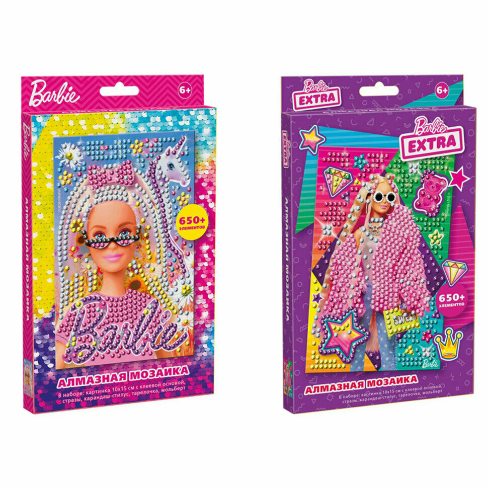 Алмазная мозаика Barbie Extra Премьера Паблишинг - фото №3