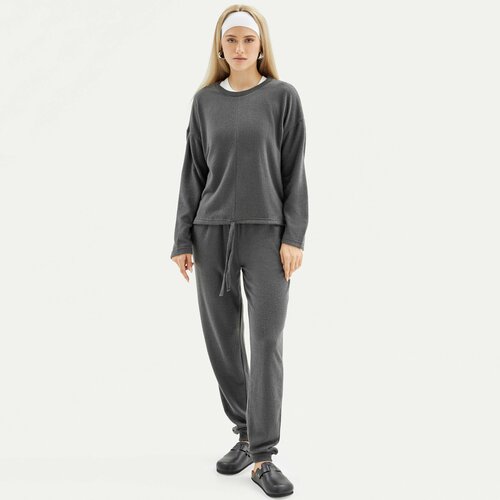 Костюм Kuchenland, брюки, спортивный стиль, карманы, размер 44, серый