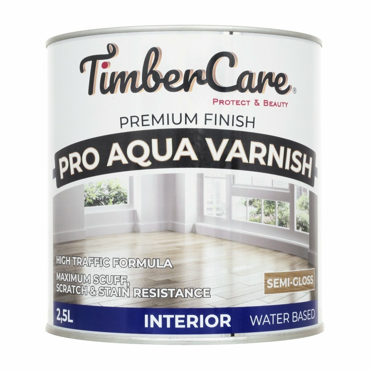 Износостойкий лак на водной основе TimberCare Pro Aqua Varnish 25 л Полуглянцевый 350075