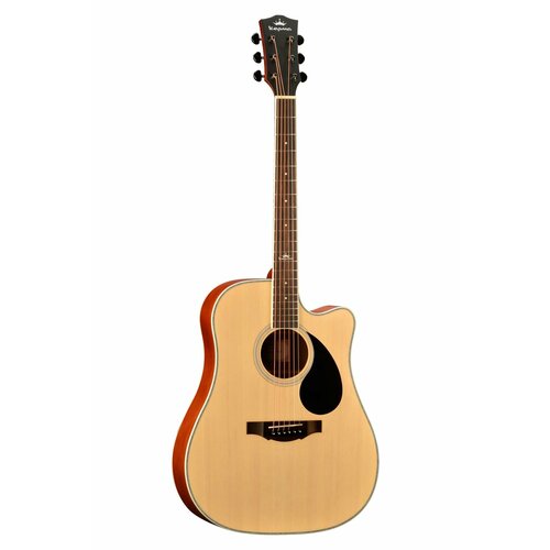 KEPMA D1CE Natural Matt электроакустическая гитара, цвет натуральный, в комплекте 3м кабель