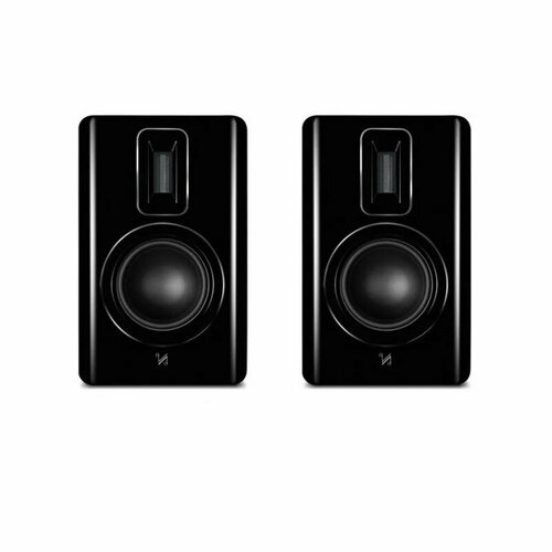 Quad Revela 1 hi-gloss black полочная акустика