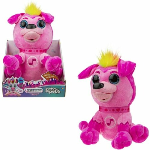 Интерактивная игрушка 1TOY Т19944 RoboPets Собака Рамона 20 см в виде животного 1 toy robopets собачка рамона