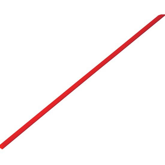 Термоусадочная трубка Rexant 5,0/2,5 мм красная (бухта 100 м.), 49-0504