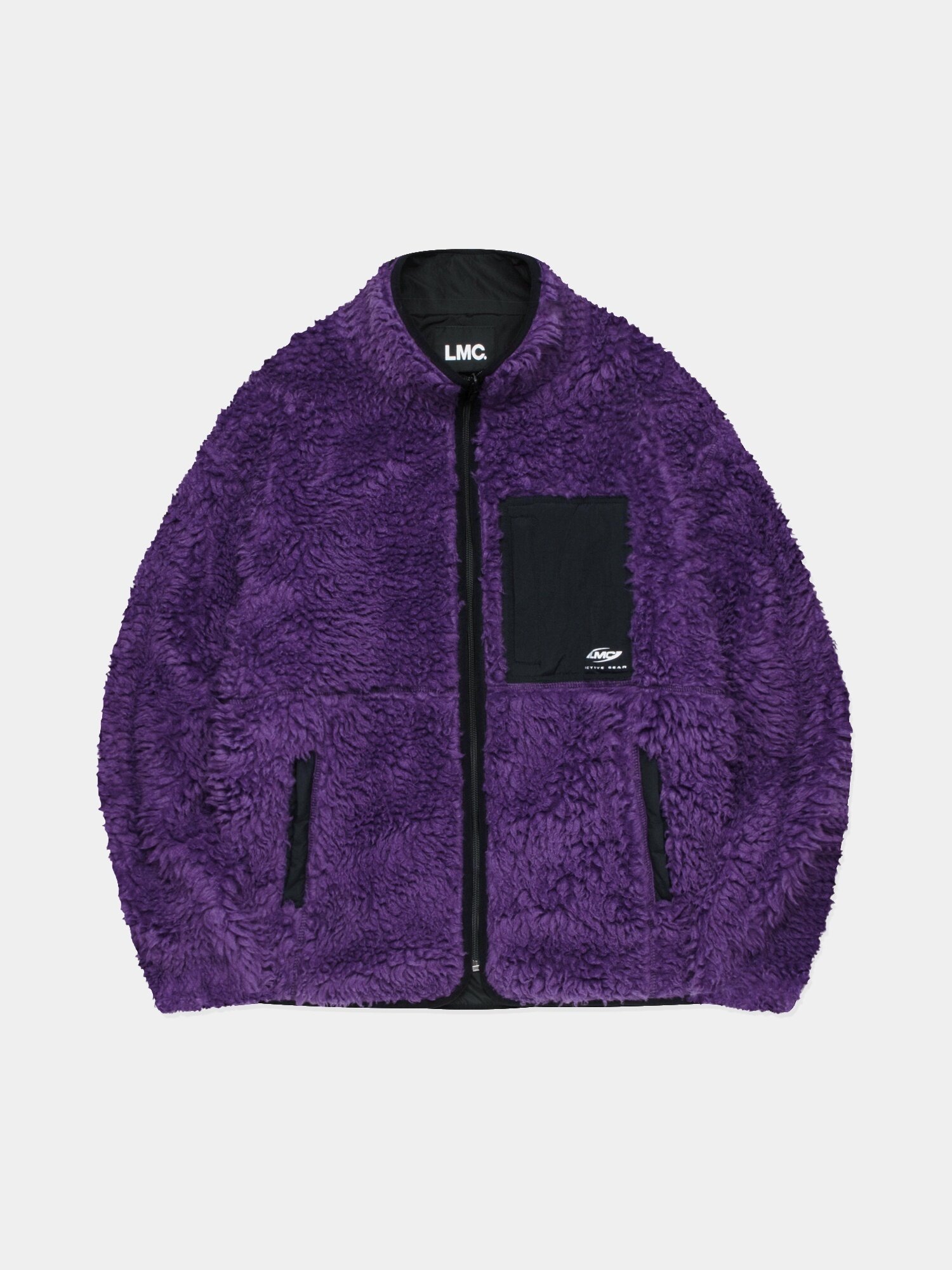 Бомбер LMC Active Gear Sherpa Fleece, размер XL, фиолетовый