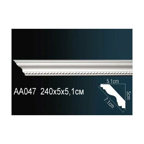 Потолочный карниз с рисунком AA047 2,4М