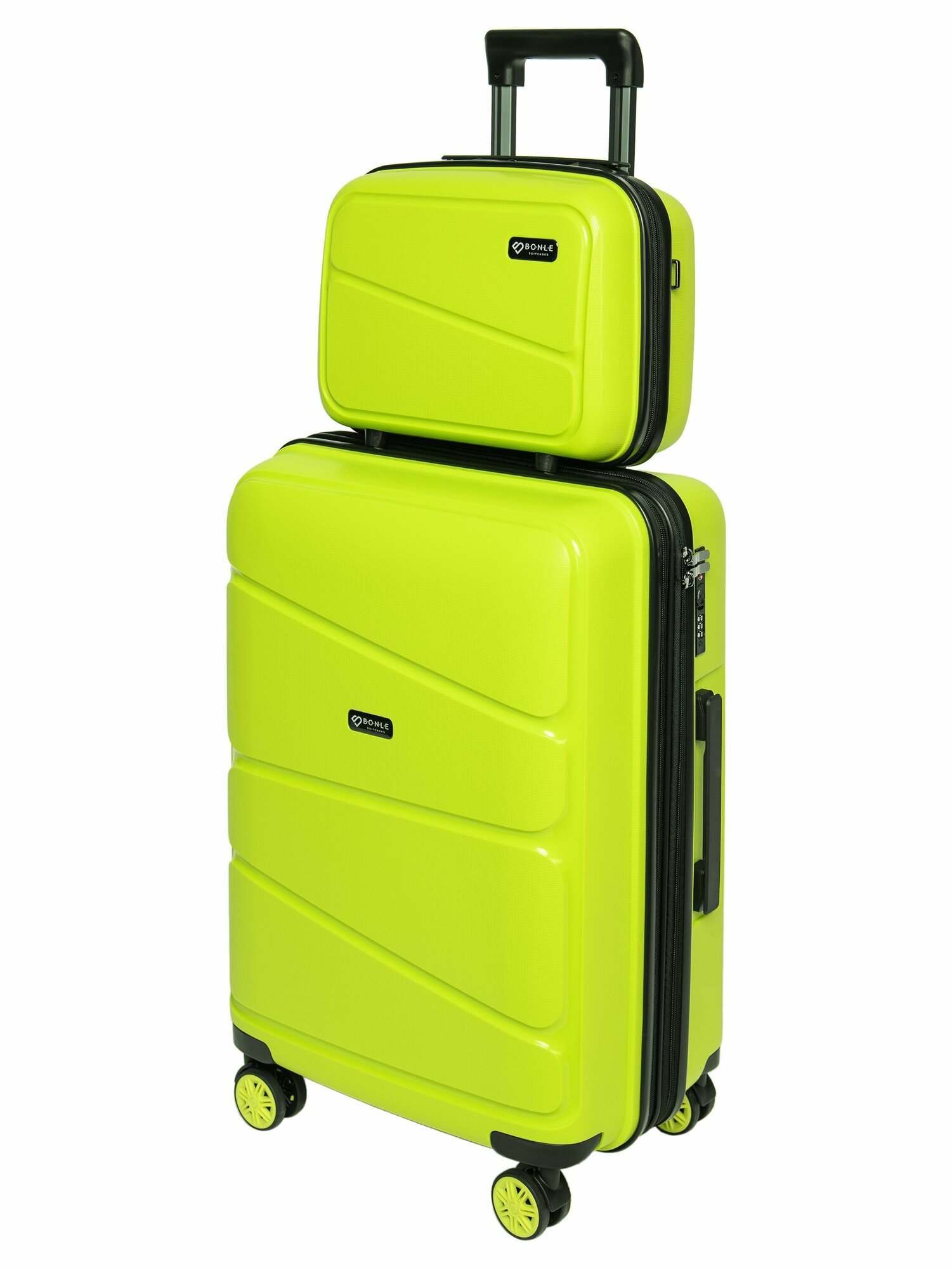 Купить Комплект чемоданов Bonle H-8011_BcM/GREEN за 9701р. с доставкой