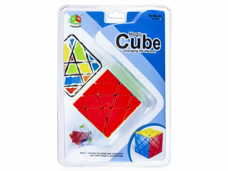 Magic Cube. Головоломка Кубик "Changing the diamond" 6,5х6,5см(грани в виде геом. фигур) арт. WZ-13120