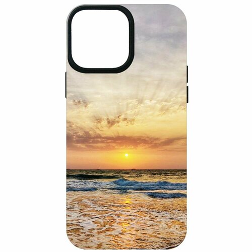 Чехол-накладка Krutoff Soft Case Индия, Пляжи Гоа для iPhone 13 Pro Max черный чехол накладка krutoff soft case индия пляжи гоа для iphone 13 pro max черный