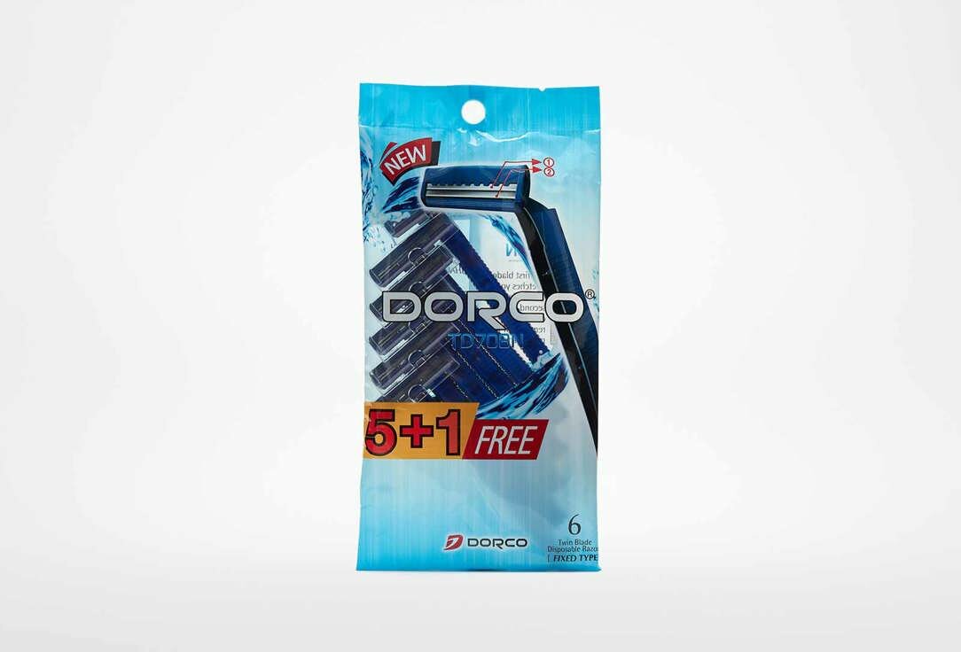 Станки для бритья одноразовые, 6шт. Dorco, Dorco2 6мл