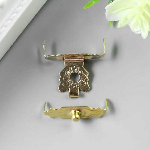 Замок для шкатулки Ажурный цветок 17х17 см А-007 10 шт 600₽