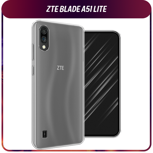 Силиконовый чехол на ZTE Blade A51 lite/A5 (2020) / ЗТЕ Блэйд А51 Лайт/A5 (2020), прозрачный