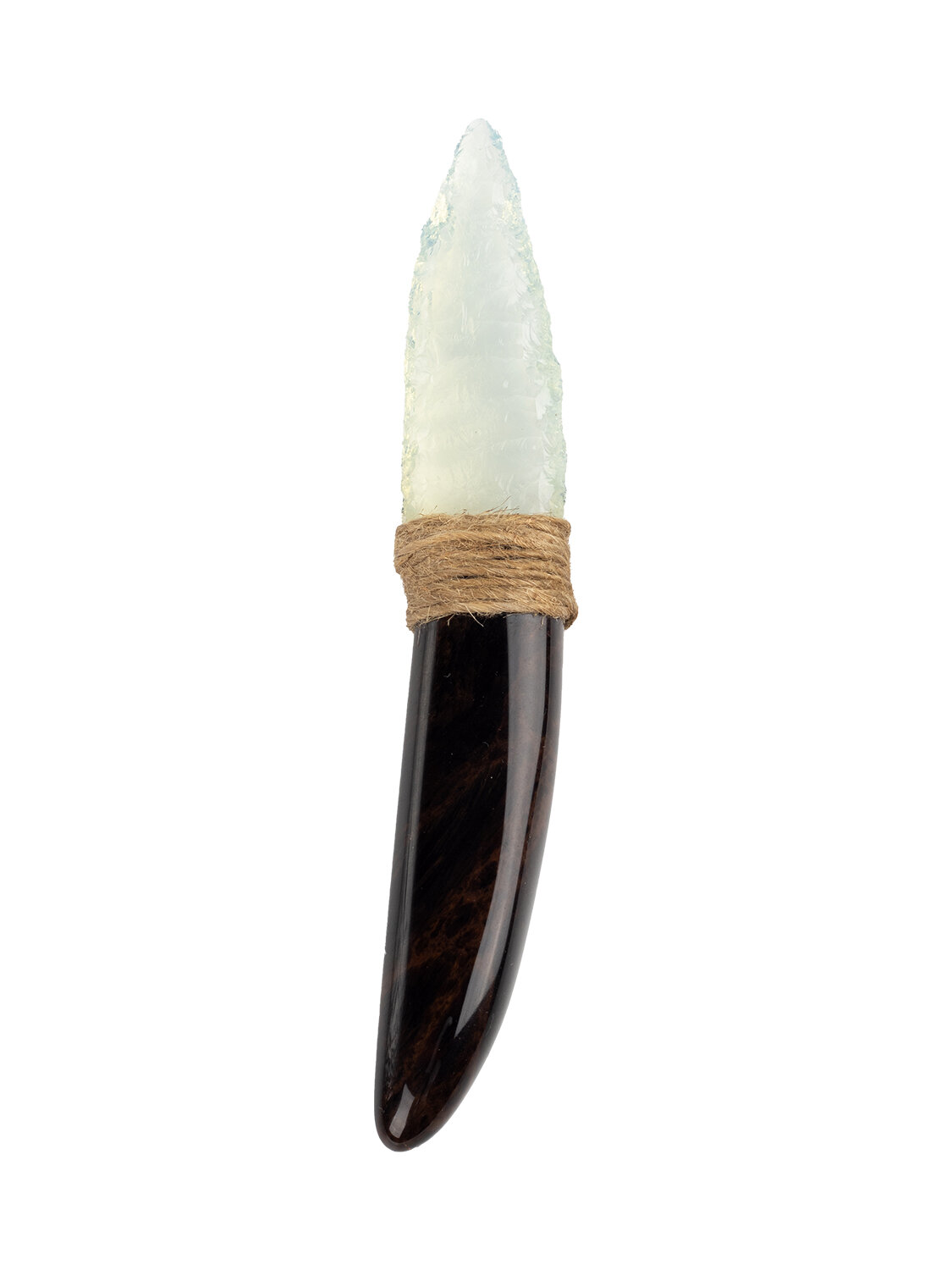 Сувенирный нож Атам из Обсидиана 15,5 см, коричневый