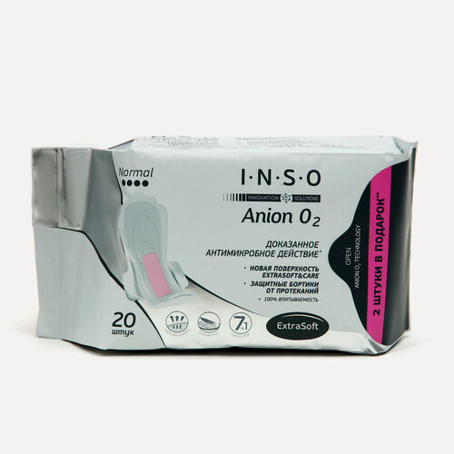 Изображение товара Прокладки INSO Anion O2, normal, 20 шт.