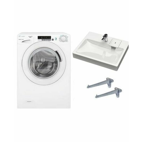 Candy GrandO Vita Smart GVS34 116D22-07 и раковина над стиральной машиной Стайл 50 3645000₽