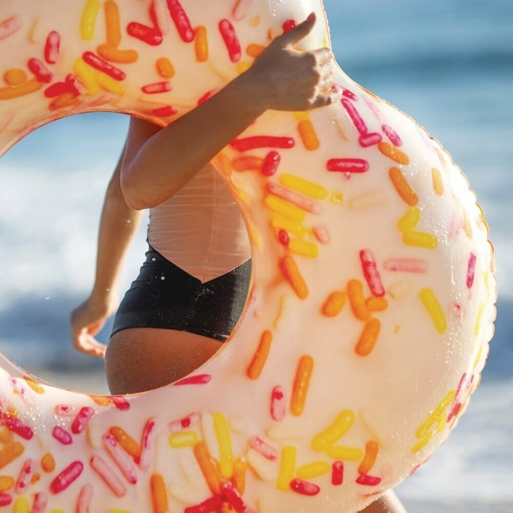 Надувной круг "Пончик-Сердечко" Intex 56253 — фото 1