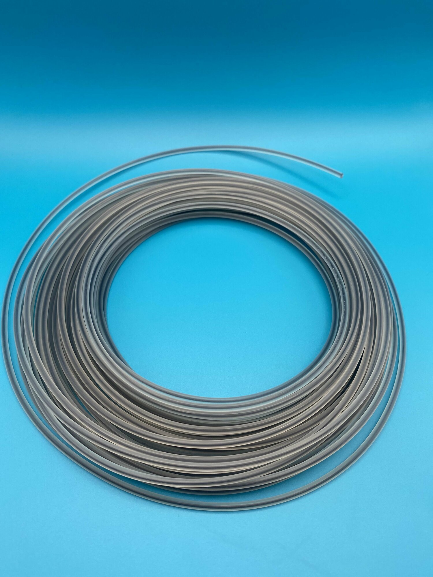 фото Леска для триммера круглая с тросиком 2,7 мм 15 м