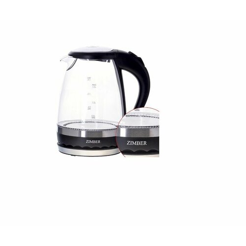 Чайник стекло электрический 15 л черный 560800₽