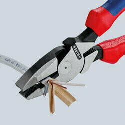 KNIPEX 09 12 240 T Kabelzange 240mm, mit Bef.-Öse - - Mindestbestellmenge: 1 Stück Knipex-Werk Kabelzange 240mm