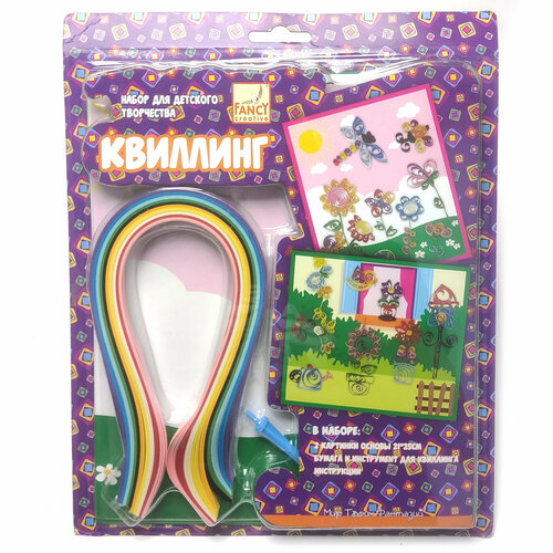 Набор для творчества Fancy Creative Квиллинг Сет Цветочки 2125 см 199₽