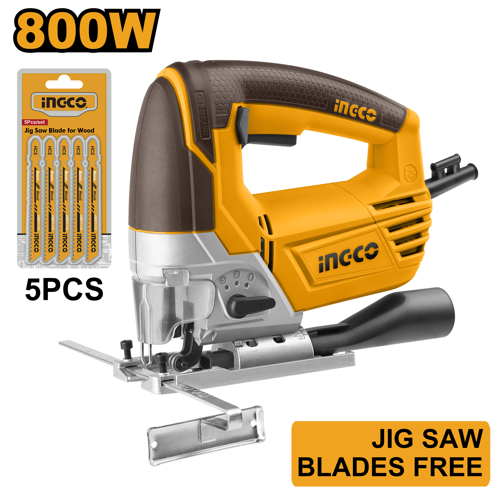 Лобзик электрический INGCO JS80028 INDUSTRIAL 800 Вт