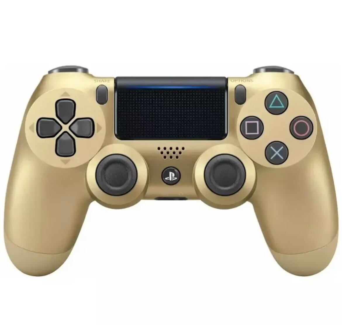 Беспроводной джойстик (геймпад) для PS4, Золотой / Bluetooth