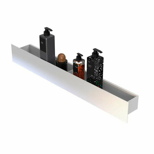 Полка для ванной Flow Skyline 700х92х90 мм металл белая (Fl-sky-m70-б)