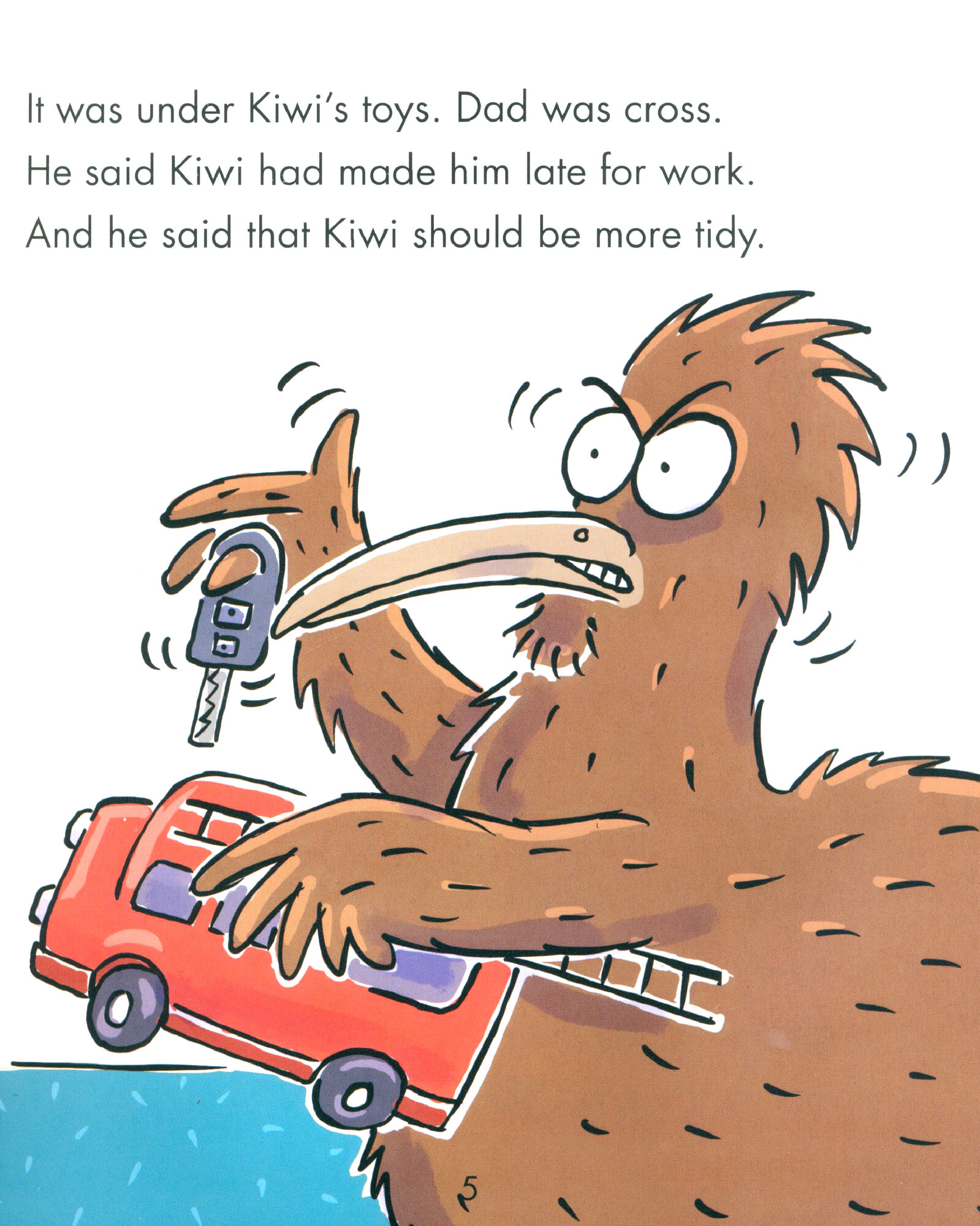 Kiwi Tidies Up - A book about being messy - фото №2
