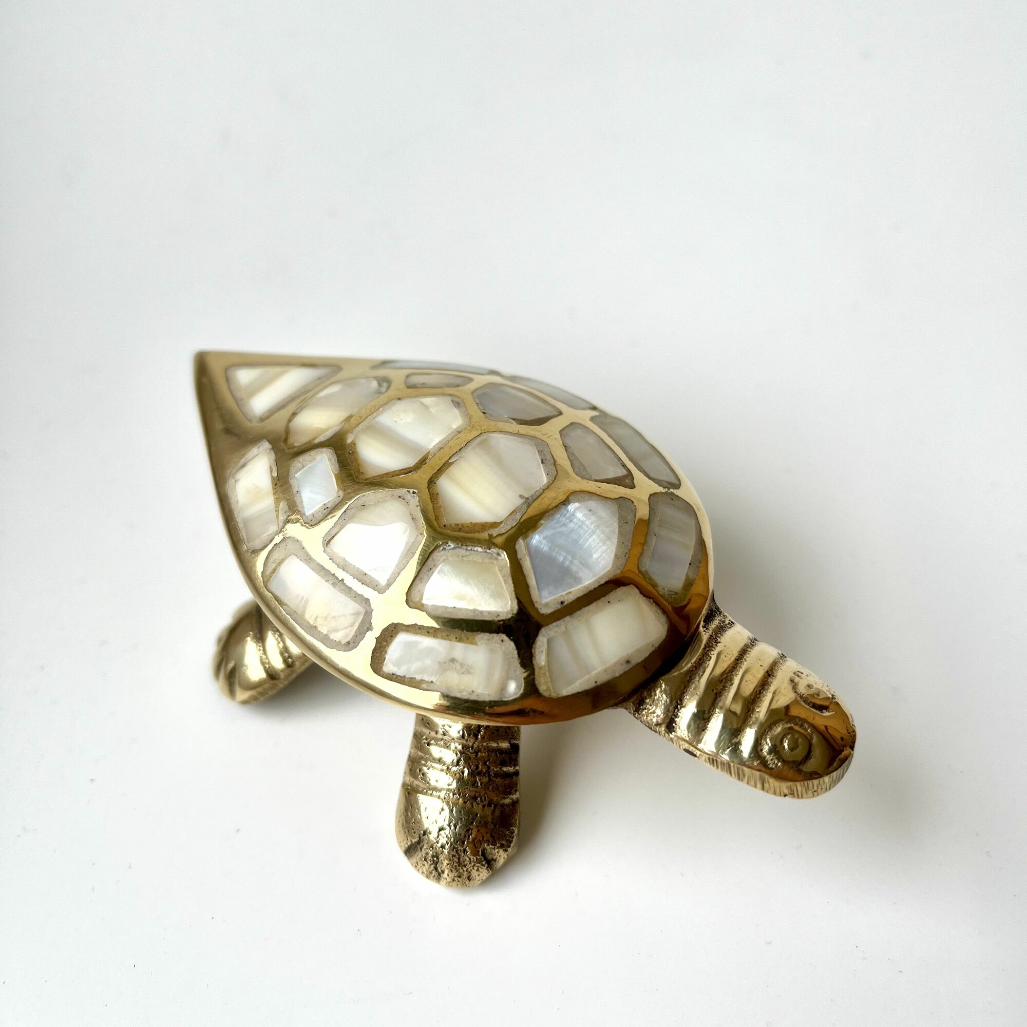 фото Шкатулка Черепаха, латунная