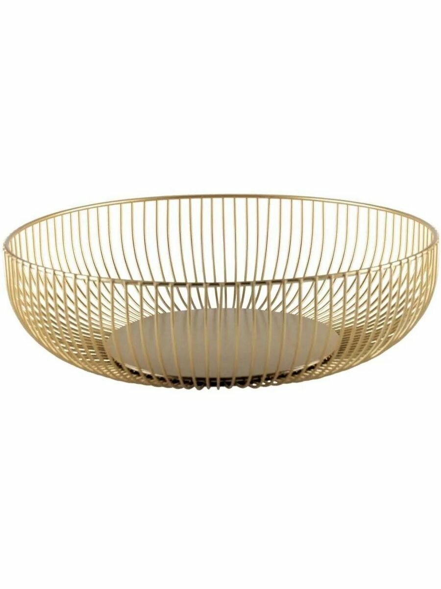 фото Фруктовница металлическая ваза и корзина для фруктов