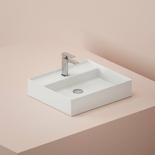 Раковина подвеснаянастольная 550x480 с 1 отверстием под смеситель SCL007 01 00 43862₽