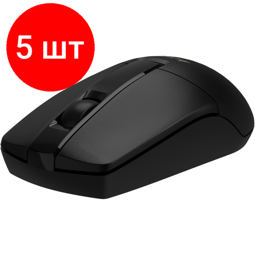 Комплект 5 штук Мышь компьютерная A4Tech G3-330N черный оптическая WLS USB 1200dpi3but 590300₽