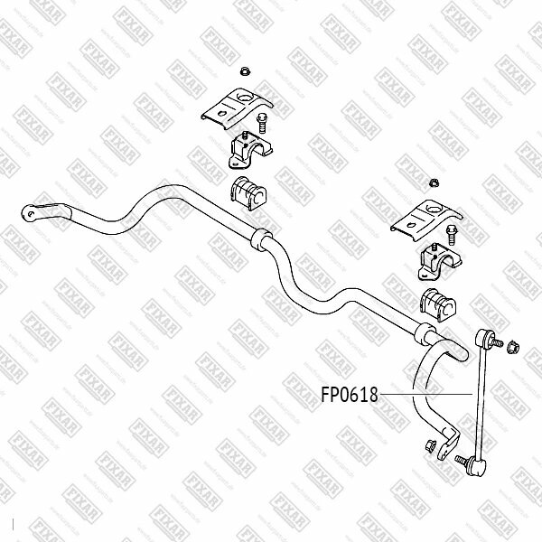 Тяга Стабилизатора Передняя Левая/Правая Suzuki Sx4 06- - FIXAR арт. FP0618