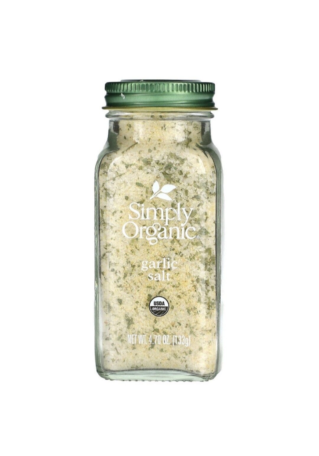 Специи Simply Organic, Garlic Salt, Чесночная соль, 133 г