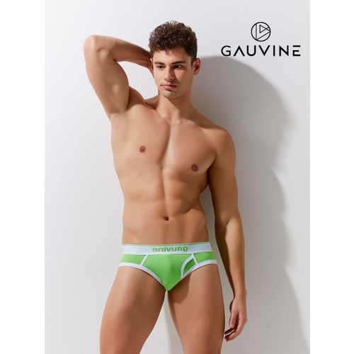 Трусы GAUVINE, размер S, зеленый, белый футболка военторг хлопок принт камуфляжный размер 44 зеленый