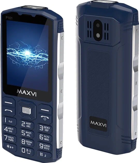 Телефон Maxvi P101 Blue