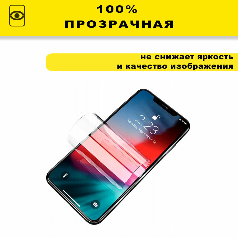 Гидрогелевая защитная пленка на Redmi K50 (2 шт. в комплекте) противоударная глянцевая на экран с эффектом самовосстановления Premium Product